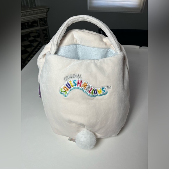 NWT squishmallow Easter basket. Valentina is a super cute bunny! - Picture 2 of 12